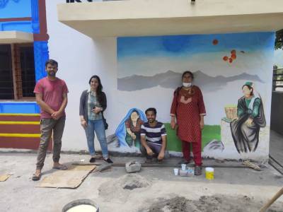 3d_wall_mural_paintings_pahadi_garhwali_uttarakhand_Architect_Sriparna_Saha_cephalor